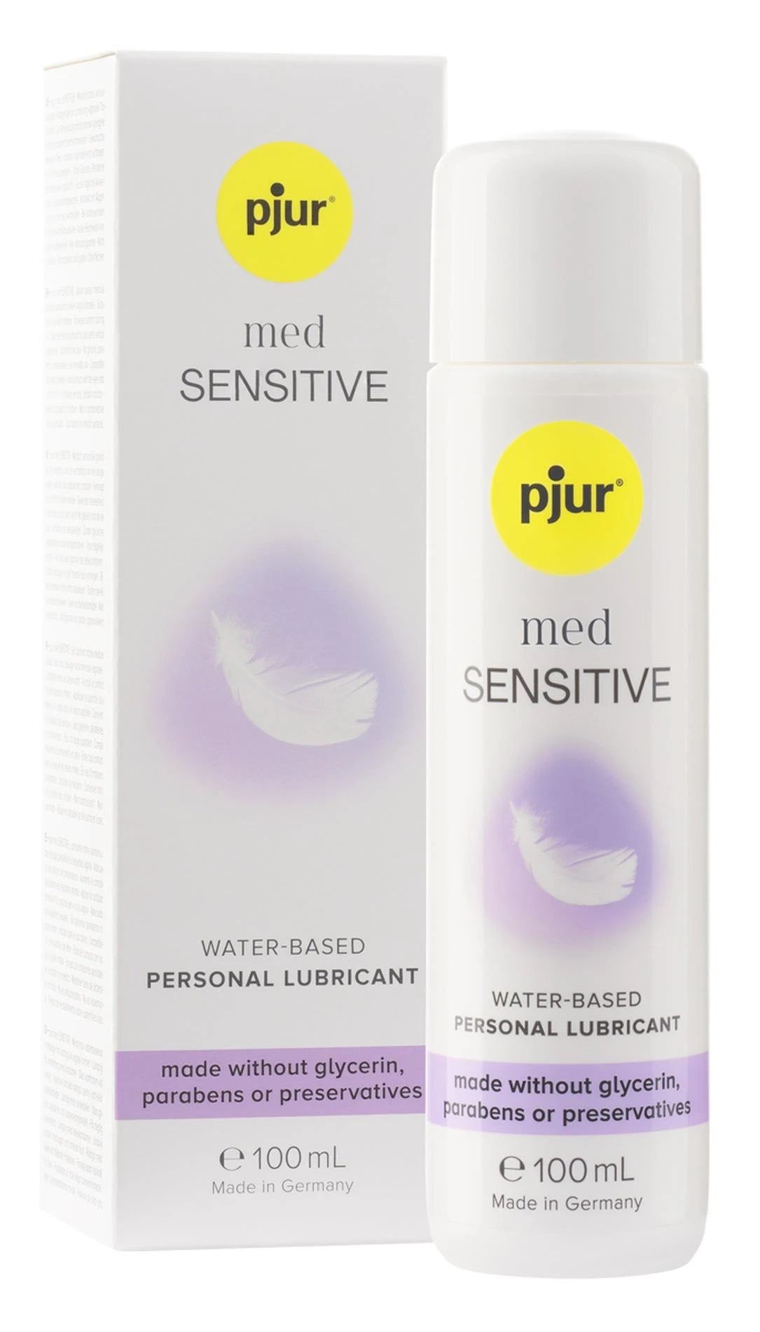 Gel-pjur MED Sensitive glide 100ml à base d'eau