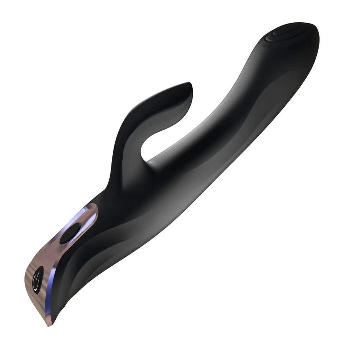 Vibratore rabbit Br191 Rachel – ricaricabile, nero | Power Escorts
