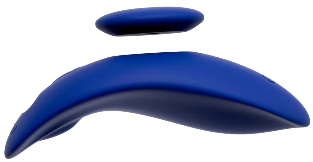 Classic vibrator 10 functions – remote control, blue | Sweet Smile