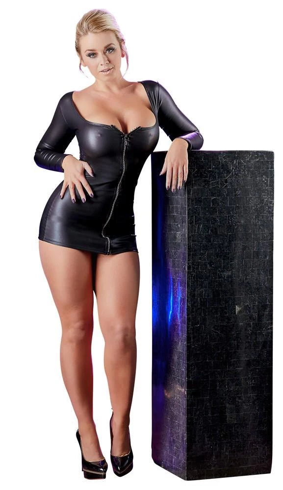 Robe à fermeture éclair scintillante S