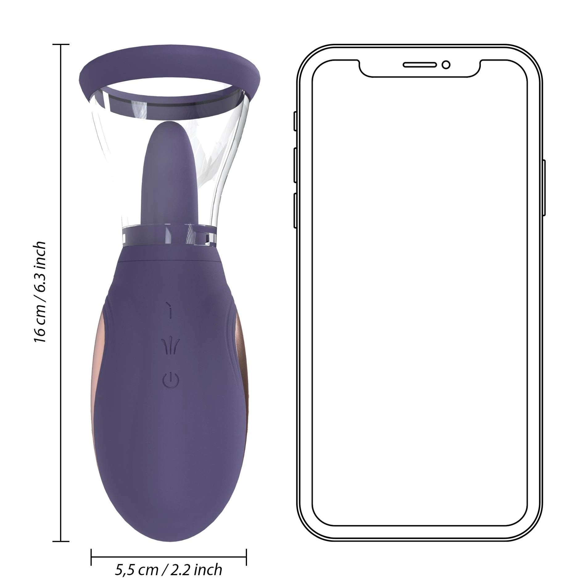 Amélioration - Automatique - 13 vitesses - Silicone - Pompe pour vulve et seins rechargeable