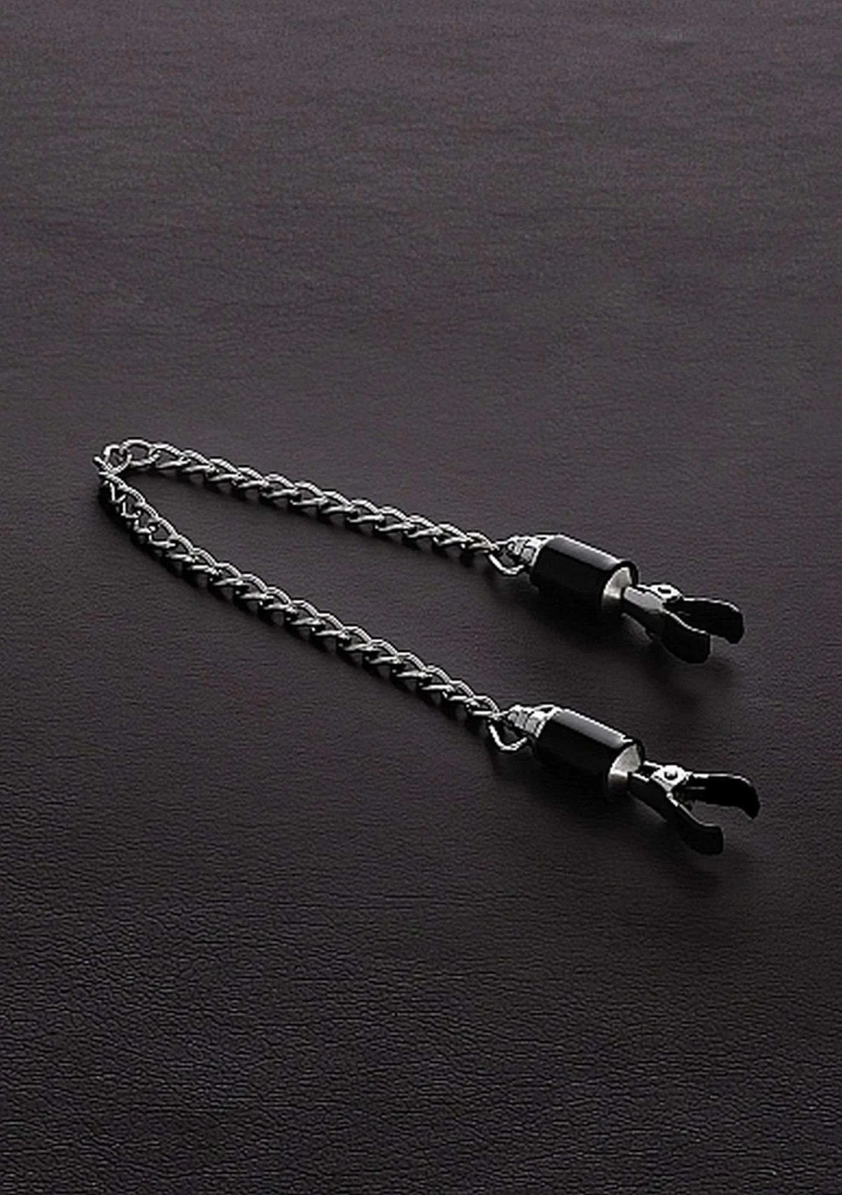 Pinzas para pezones Barrel Tit Clamps with Chain – plateada | Steel