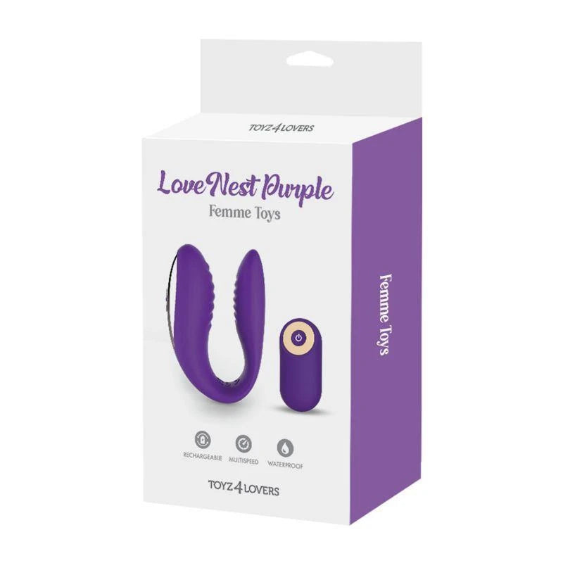 Vibratore punto G per coppie Toyz4Lovers – con telecomando, viola