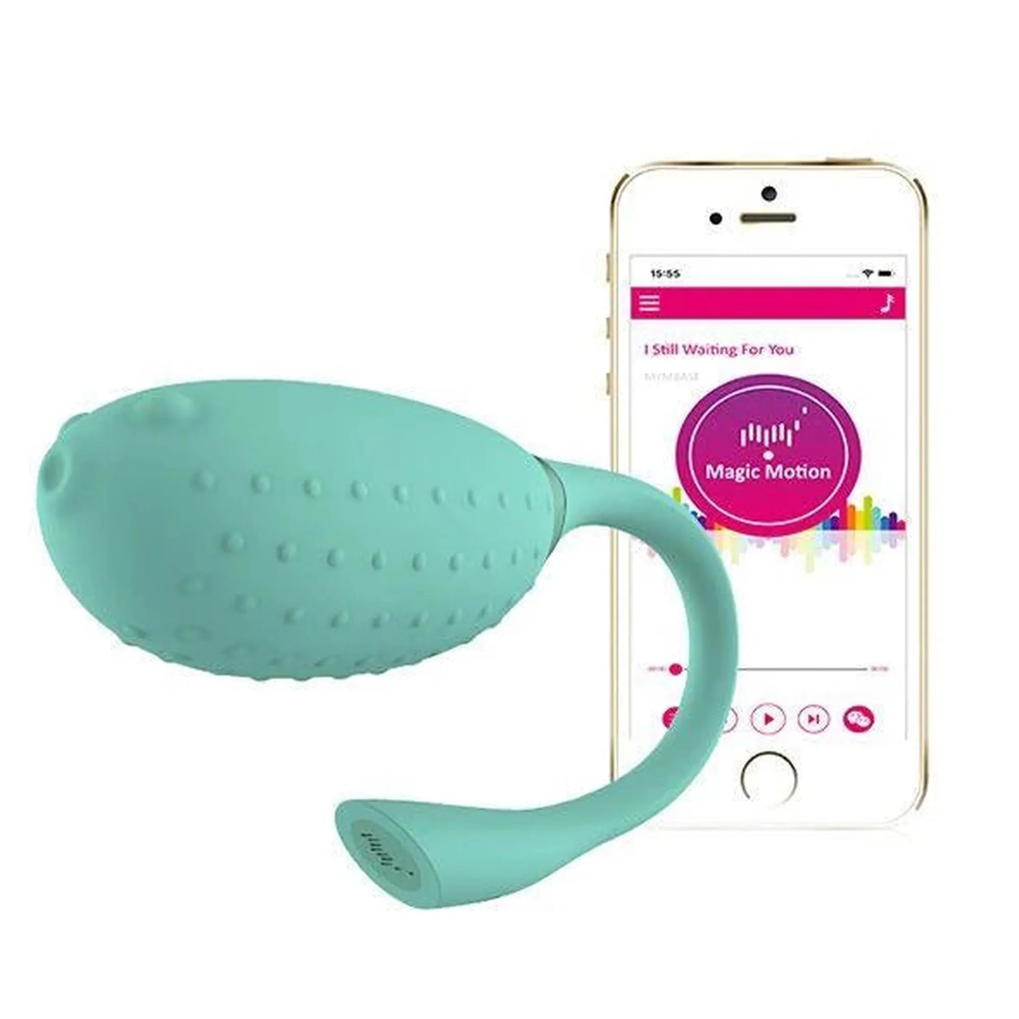 Magic Motion - Vibromasseur portable intelligent Fugu vert