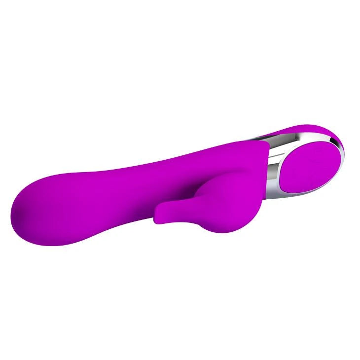 Rabbit-Vibrator Neil 12 Funktionen – wiederaufladbar, aufblasbar, lila | Pretty Love
