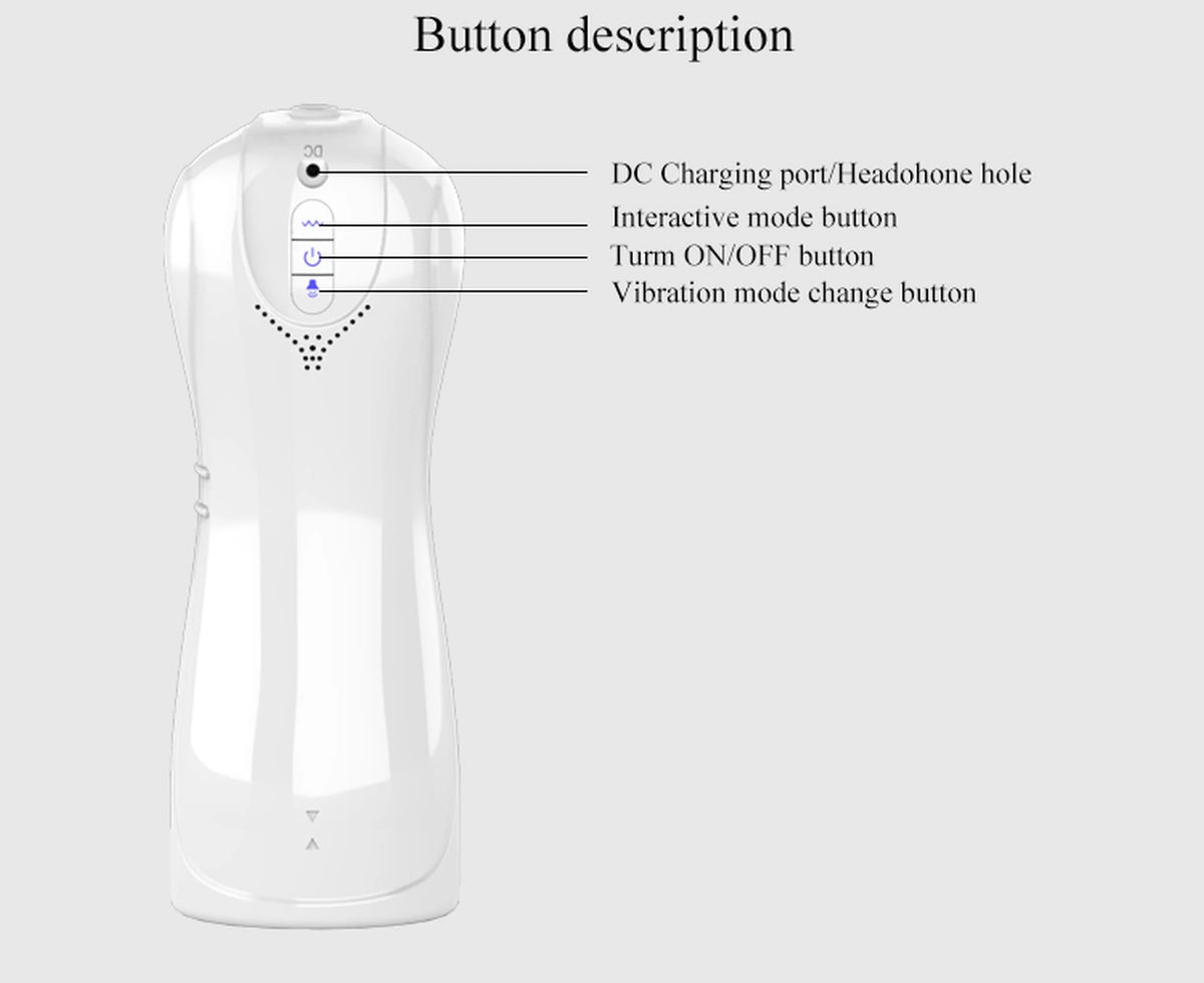 Masturbator Flashing Masturbation 7+ Talk 7 functions – rechargeable, vibrating, nude | Favorites