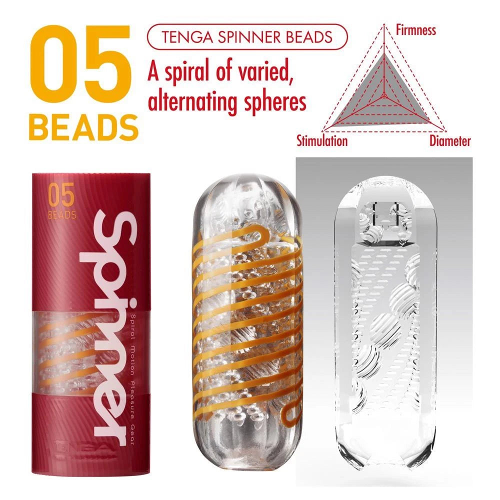 Masturbatore Spinner Shell 13 cm – trasparente 05383100000 | TENGA