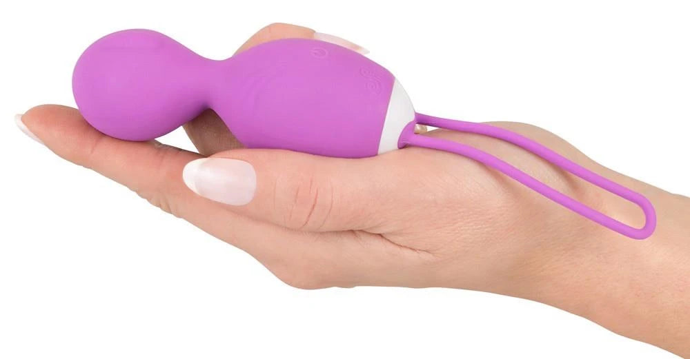 Huevo vibrador Controlled 10 funciones – rotatorio, con mando a distancia, morado | Sweet Smile