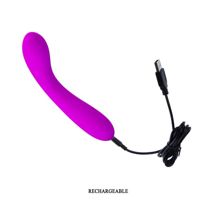 Vibrador punto G Tony 30 funciones – recargable, fucsia | Pretty Love