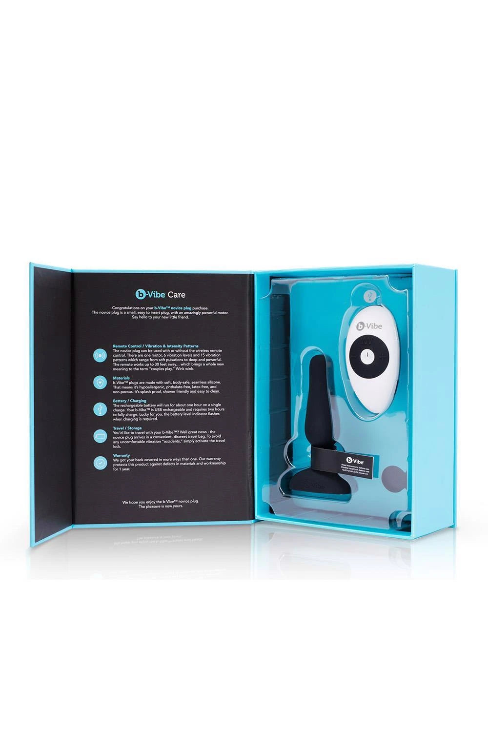 B-VIBE NOVICE PLUG NOIR