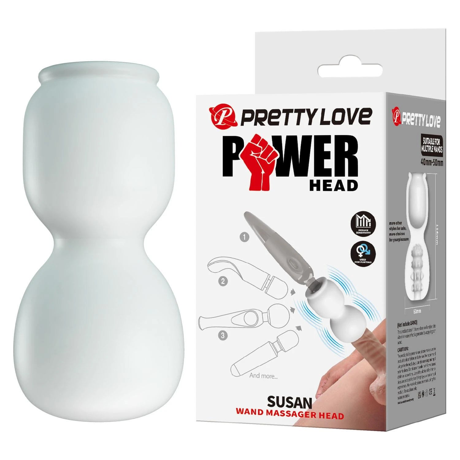Tête de massage Pretty Love Power Head Susan Wand
