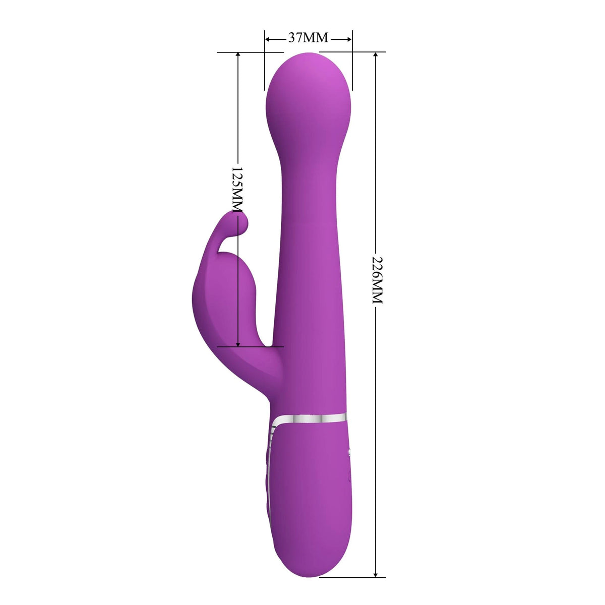 Vibrador rabbit Dejon 7 funções – com impulso, rotativo | Pretty Love