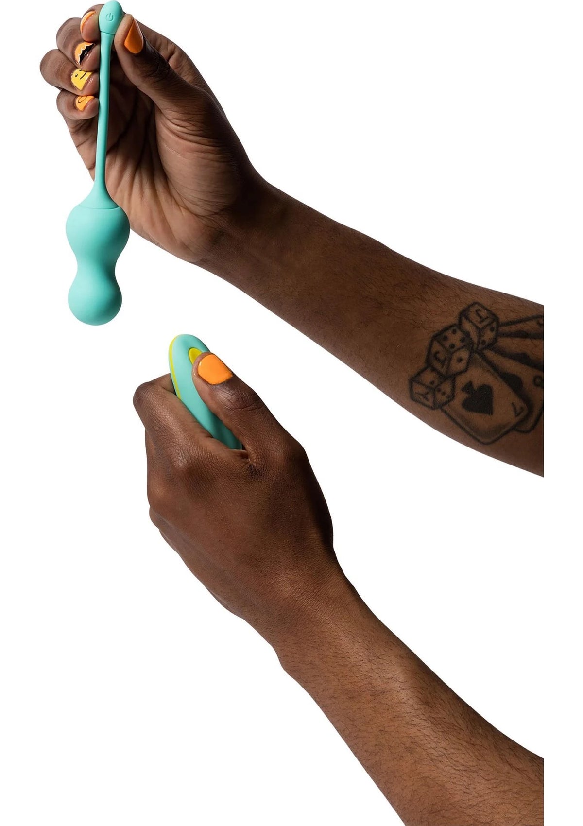 Palline vaginali Cello 10 funzioni – con telecomando, vibrante, turchese | ROMP
