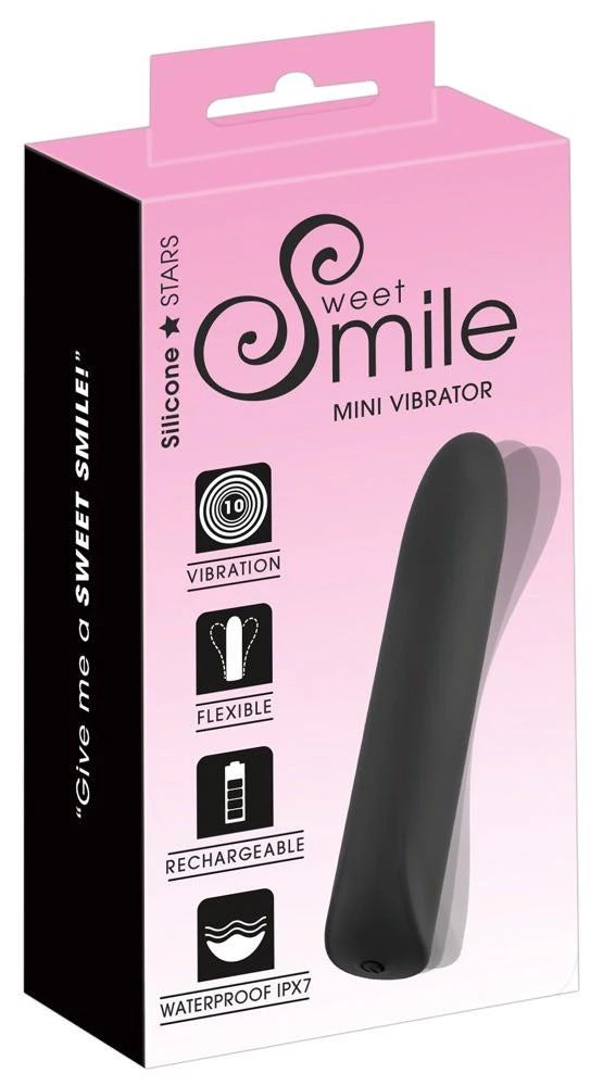 Mini vibromasseur Sweet Smile noir