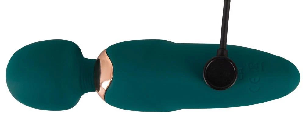 Masajeador wand Petite 10 funciones – recargable, verde
