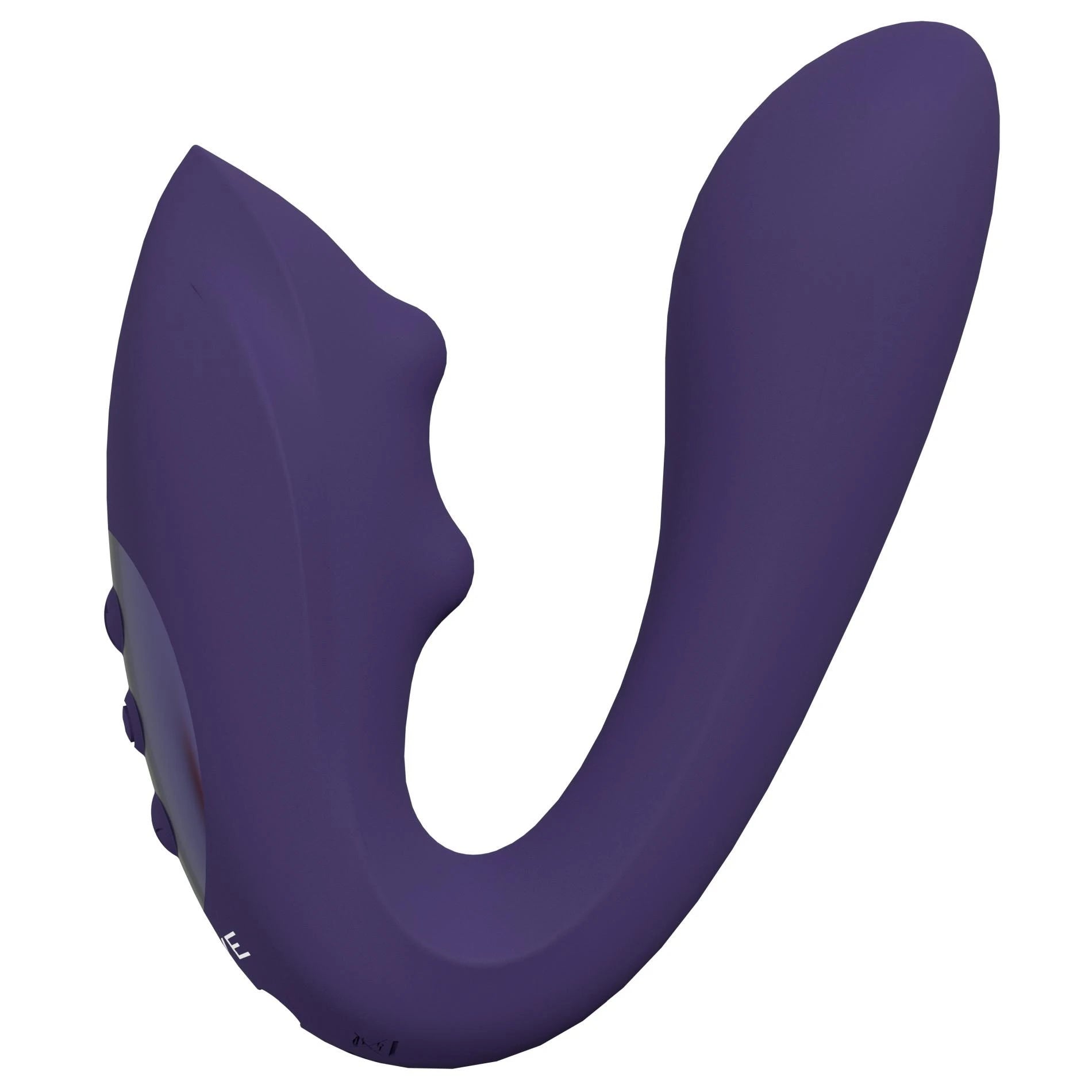 Yuki - Dual Motor G-Spot Vibrator with Massaging Beads - Purple