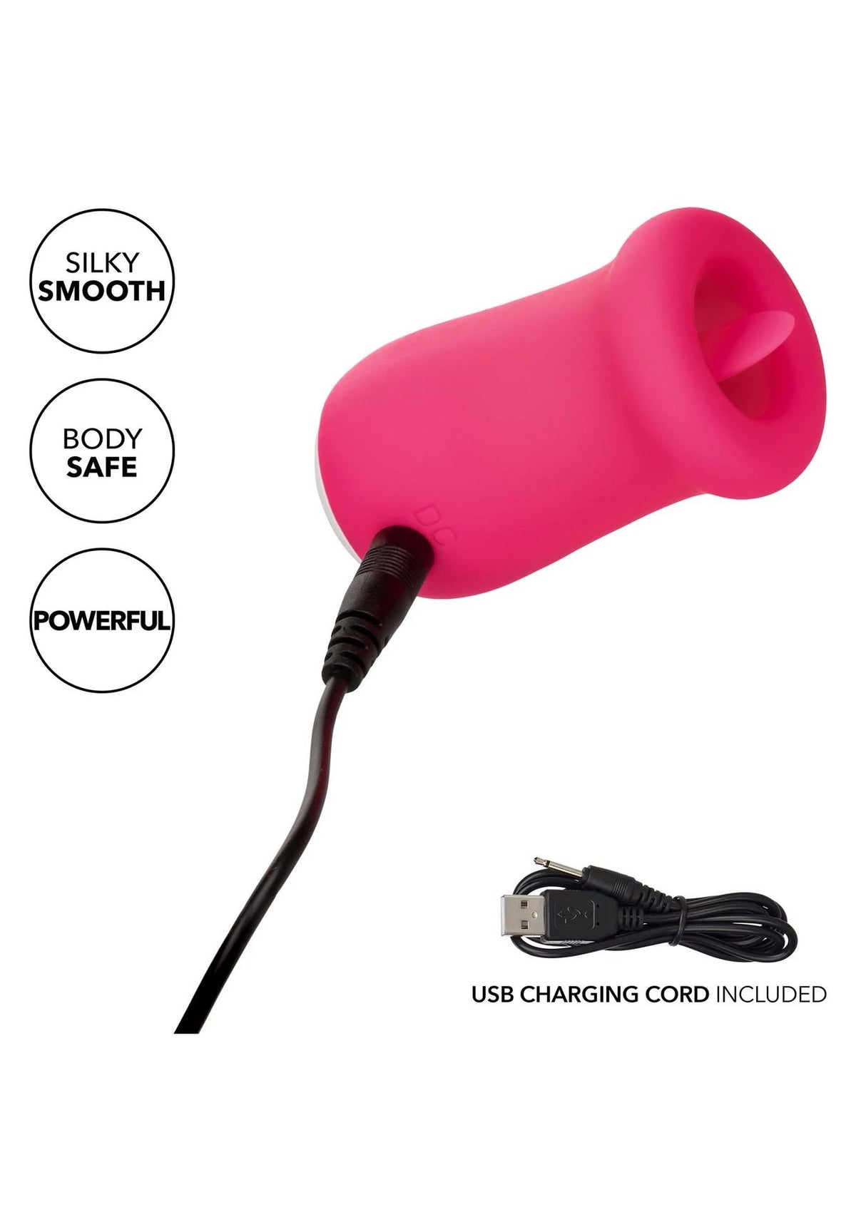 Estimulador de clítoris Sugar Craze 10 funciones – recargable, rosa | Calexotics