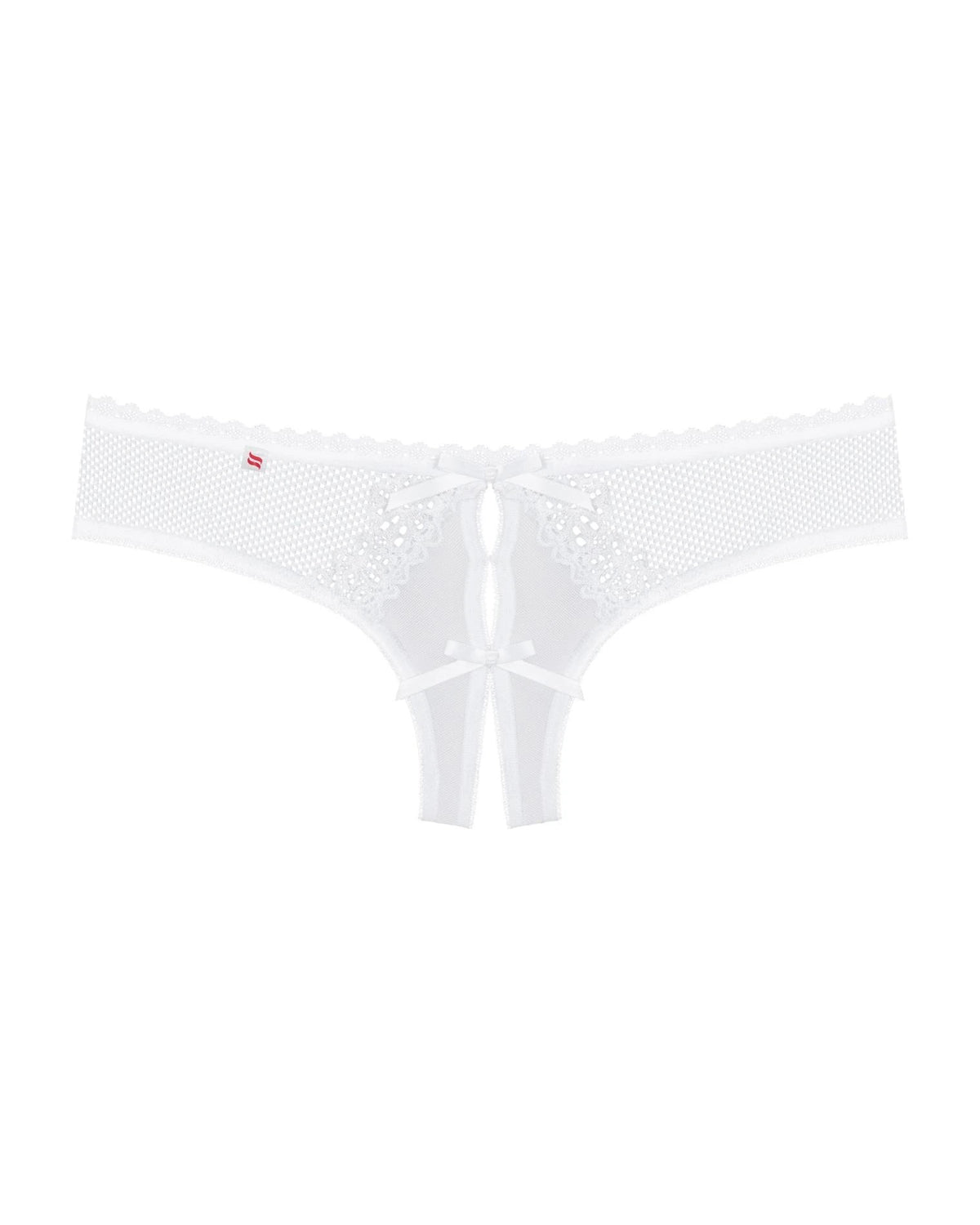 Cueca Alabastra – aberta, branca 49-9004 | Obsessive