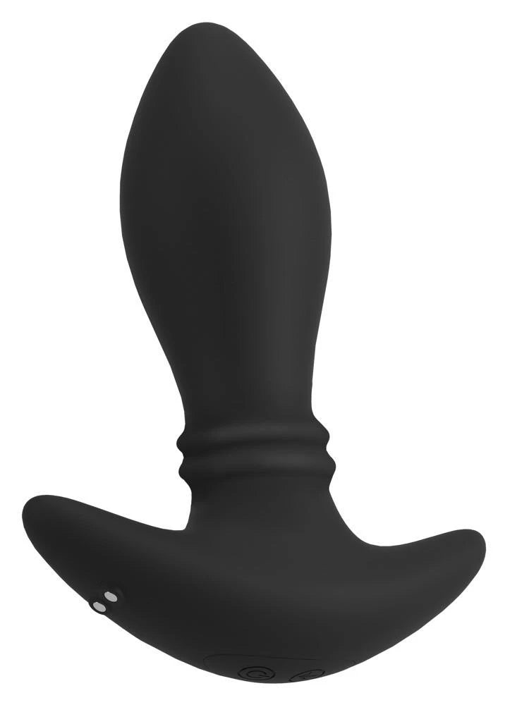 Plug anale Moving 3 velocità – vibrante, ricaricabile, nero | ANOS