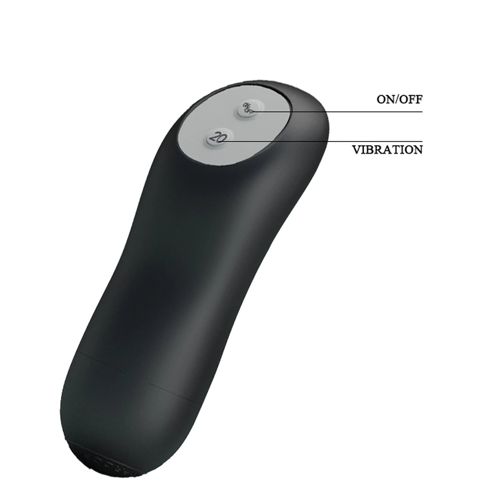 BAILE - BUTT PLUG, 20 fonctions de vibration Télécommande sans fil