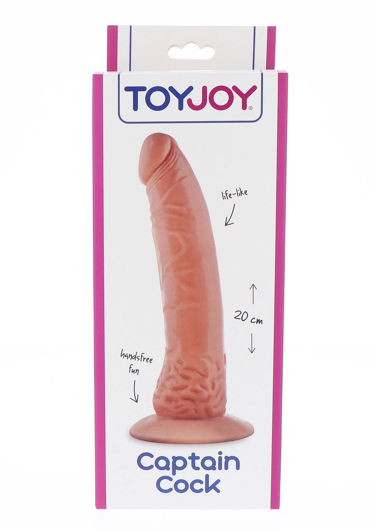Realistischer Dildo Captain tone – mit Saugnapf, hautfarben | ToyJoy