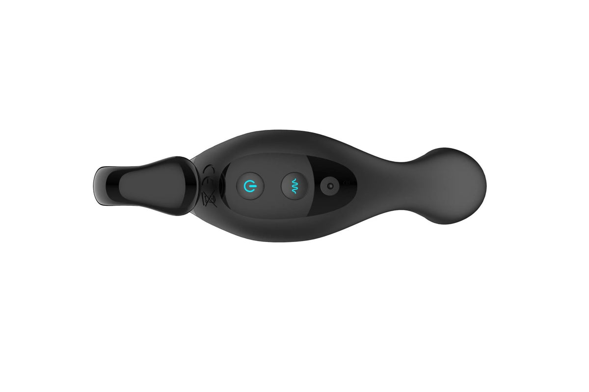 Massajador de próstata Wiggle – com controlo remoto, vibratório, preto | Favorites