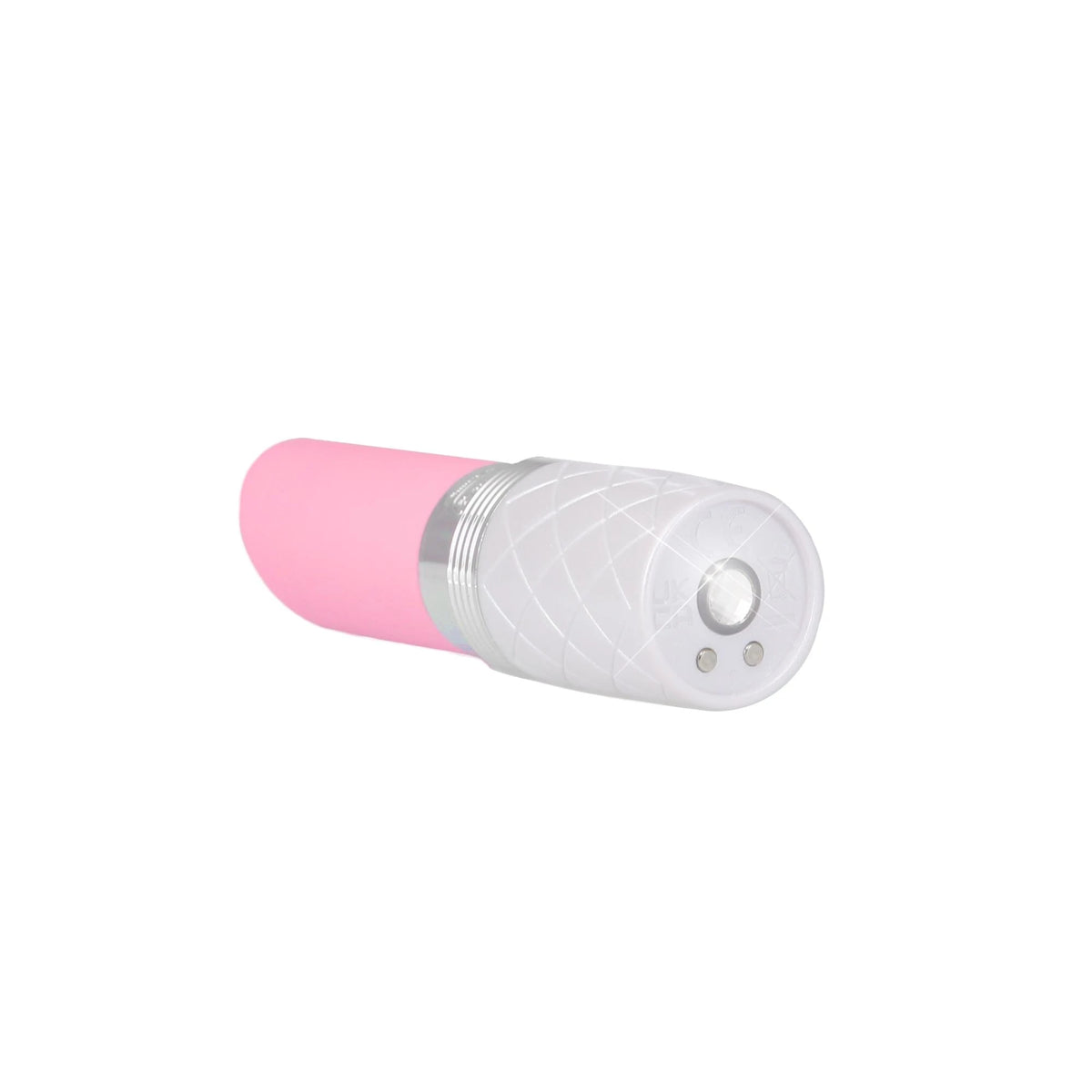 Mini vibrador Lusty 9.4 cm – recargable, rosa | PILLOW TALK