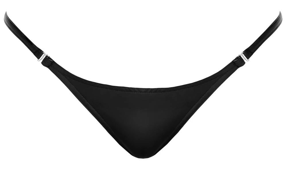 Slip – wetlook, nero | Noir