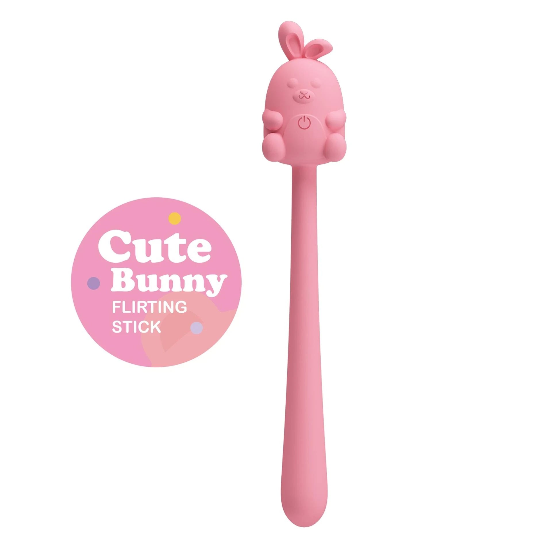 CUTE BUNNY, Flirting Stick, 7 fonctions de vibration, Chargement USB magnétique