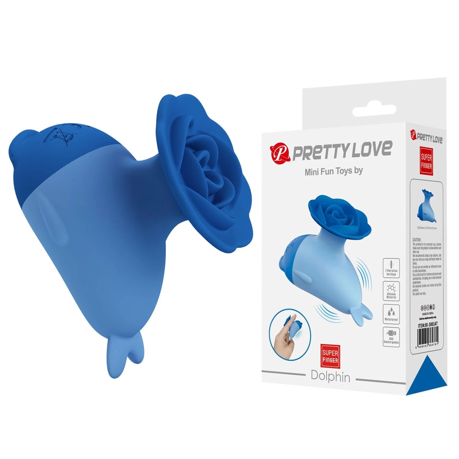 Pretty Love Dolphin – Bleu