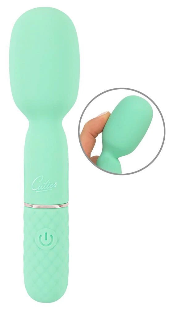 Mini vibratore 13.4 cm – ricaricabile, verde | Cuties