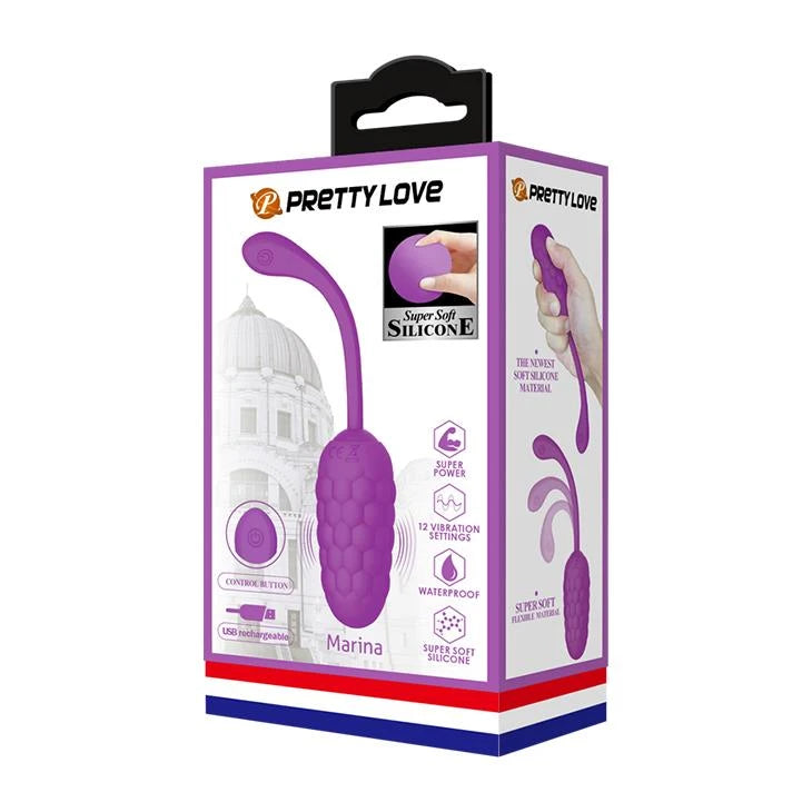 Ovo vibratório Marina – recarregável | Pretty Love