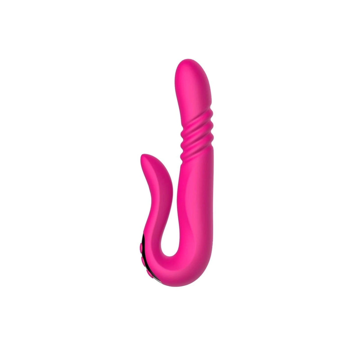 Vibromasseur rabbit Twirling Thruster 3 vitesses – rechargeable, chauffant, fuchsia | Favorites