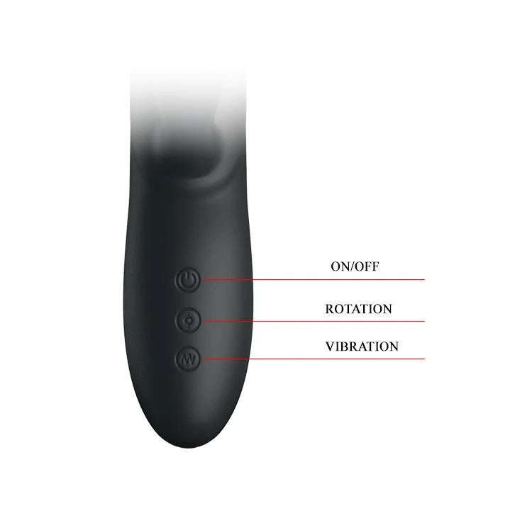 PRETTY LOVE - COLIN, USB, 7 vibrations, 4 rotations