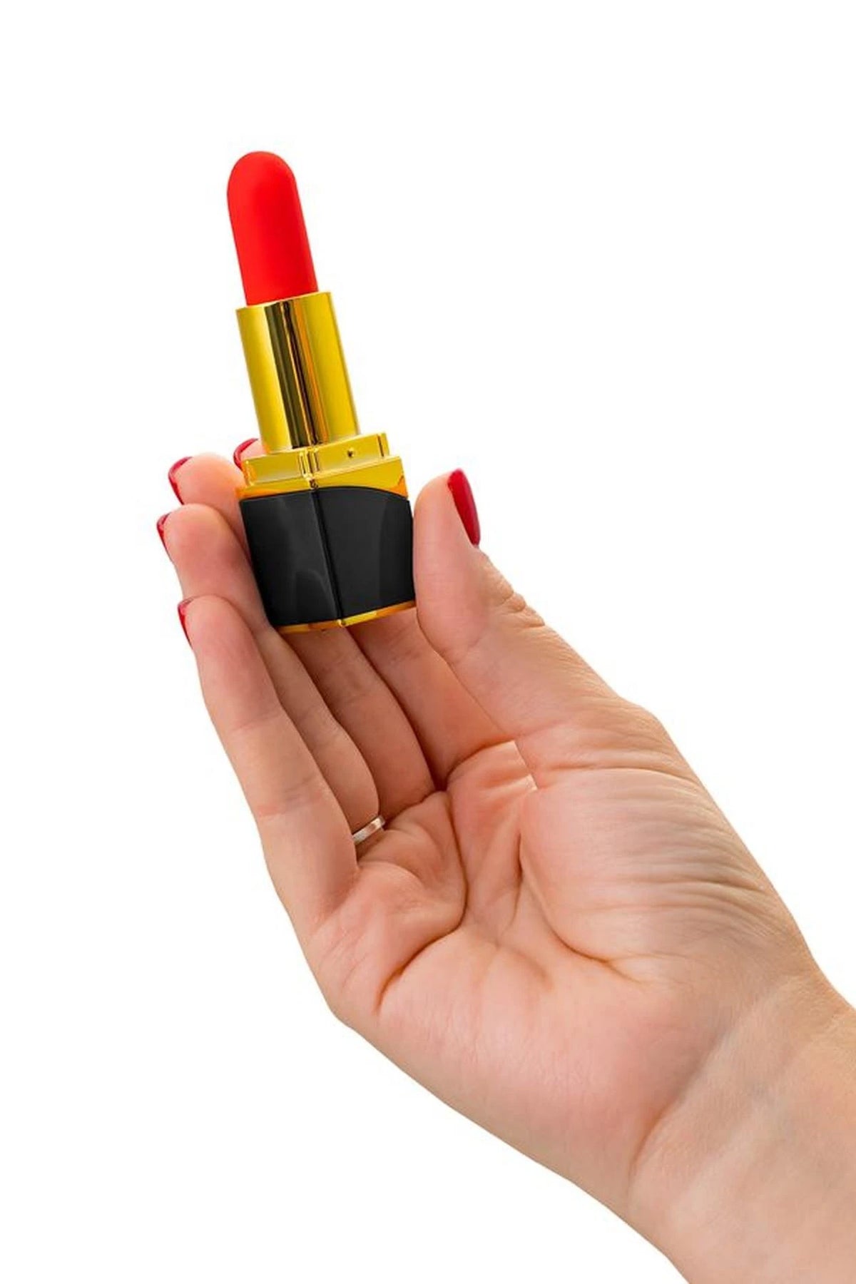 Mini vibratore Flovetta Pansies plastic 10 funzioni – ricaricabile, nero | Toyfa