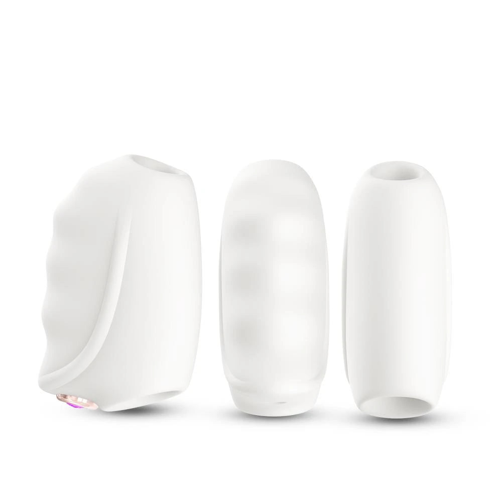 Masturbator Master 10 functions – rechargeable, vibrating, white | Favorites