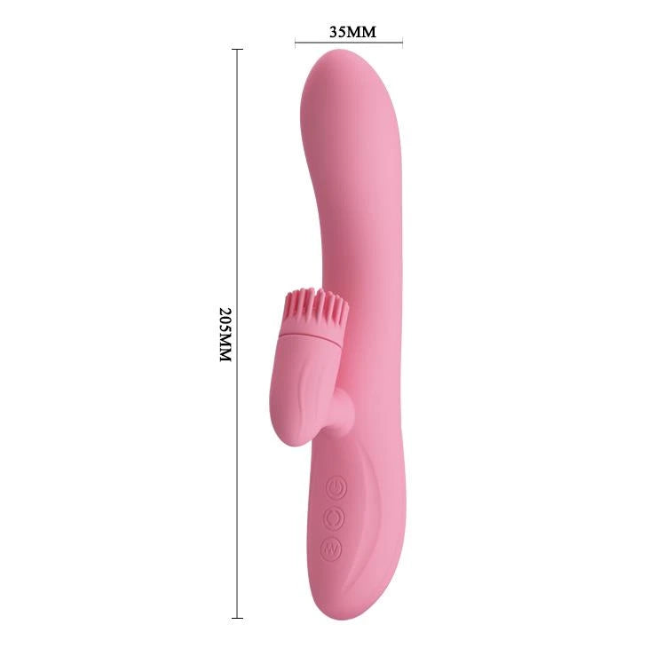 Vibromasseur point G Chris 7 fonctions – rechargeable, rouge | Pretty Love