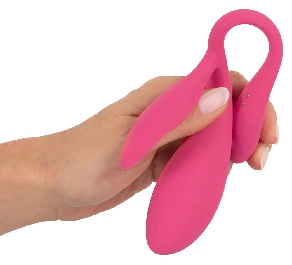 Vibro-Ei 10 Funktionen – mit Fernbedienung, doppelt, rosa | Sweet Smile