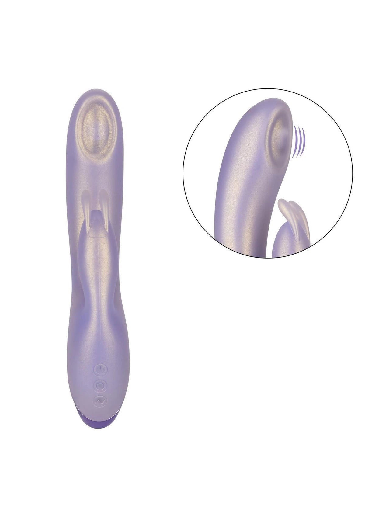Vibrador rabbit 12 funciones – recargable, morado | Calexotics