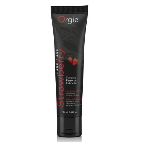 Lube Tube Strawberry - Waterbased Lubricant - 3 fl oz / 100 ml