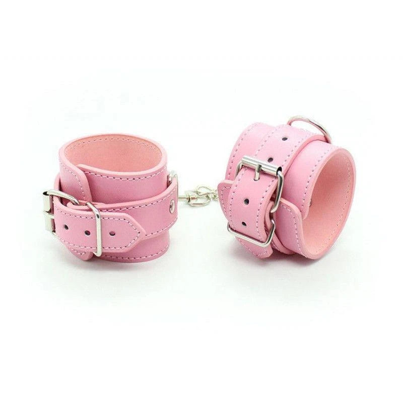 Menottes Cuffs Belt rose