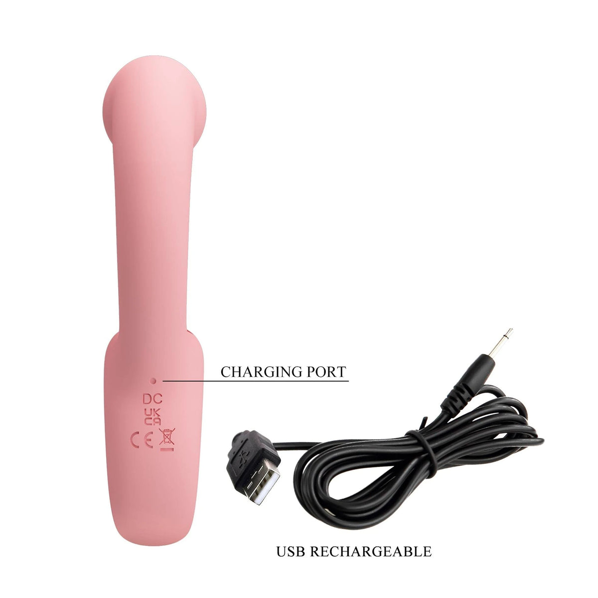 Estimulador de clítoris Erynnyes 5 licking 10 funciones – recargable, rosa | Pretty Love