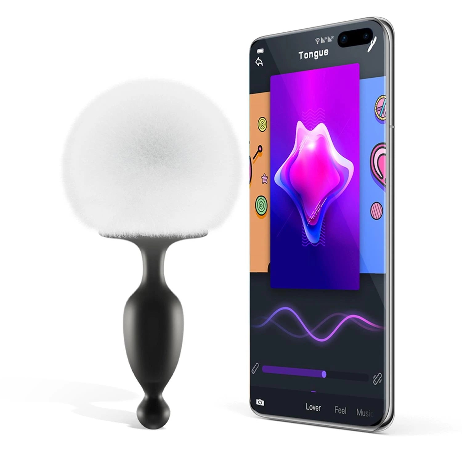 Magic Motion - Bunny Plaisir Plug Anal Vibrante Télécommandé via App