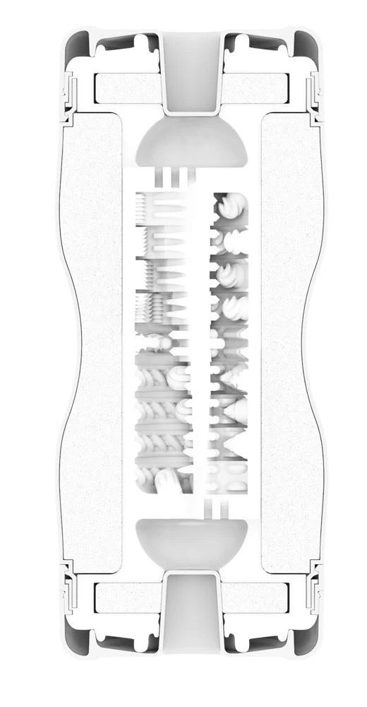 Masturbatore Sensation 15 cm – doppio, rosso | TENGA