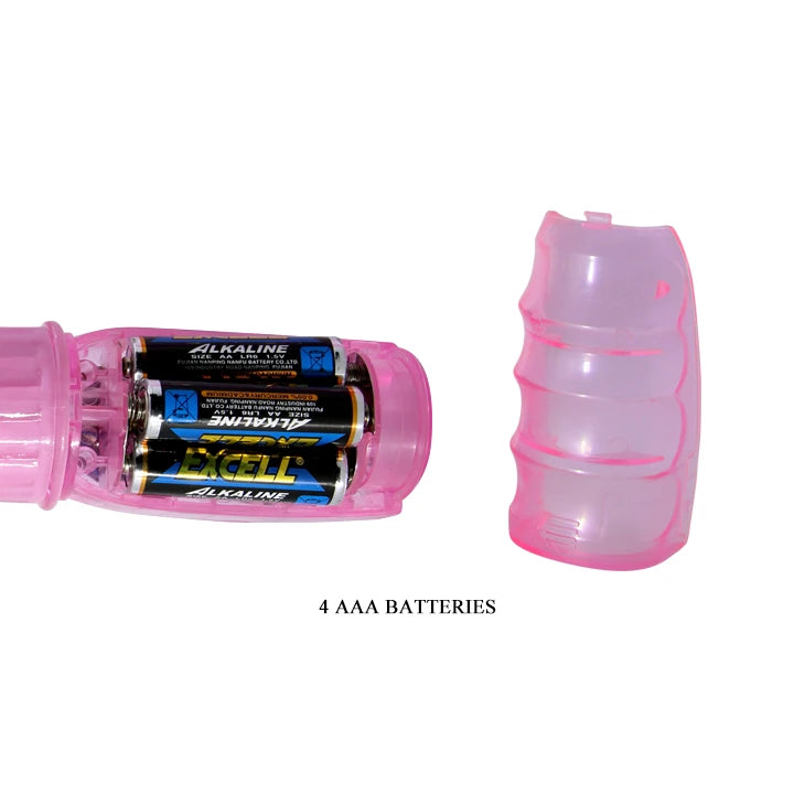 Vibrador rabbit – rotatorio, rosa BW-020033 | Baile