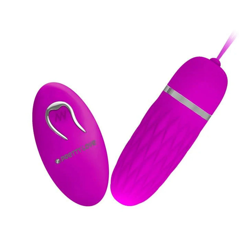 Ovetto vibrante Dawn 12 funzioni – con telecomando, fucsia | Pretty Love