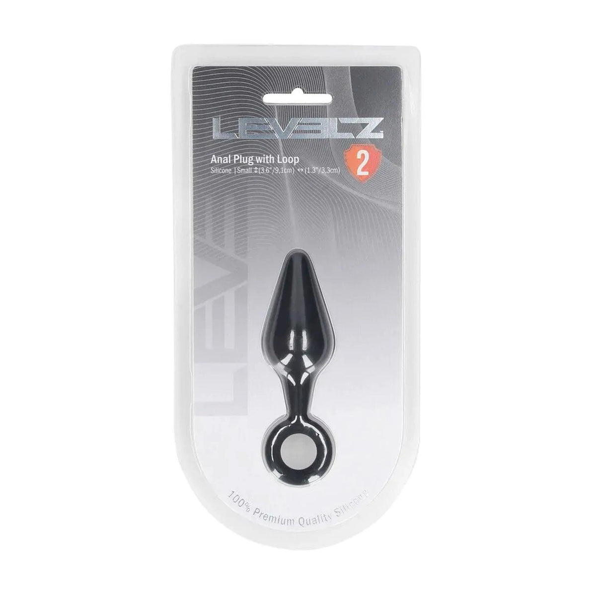 Plug anale Loop – nero 36-LVL02-0006BLK | Levelz