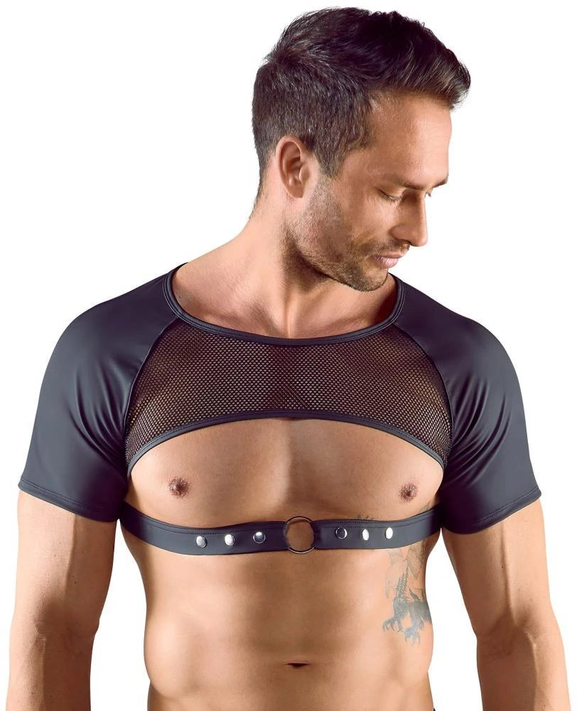 Men's shirt – mesh, mini, black | Svenjoyment