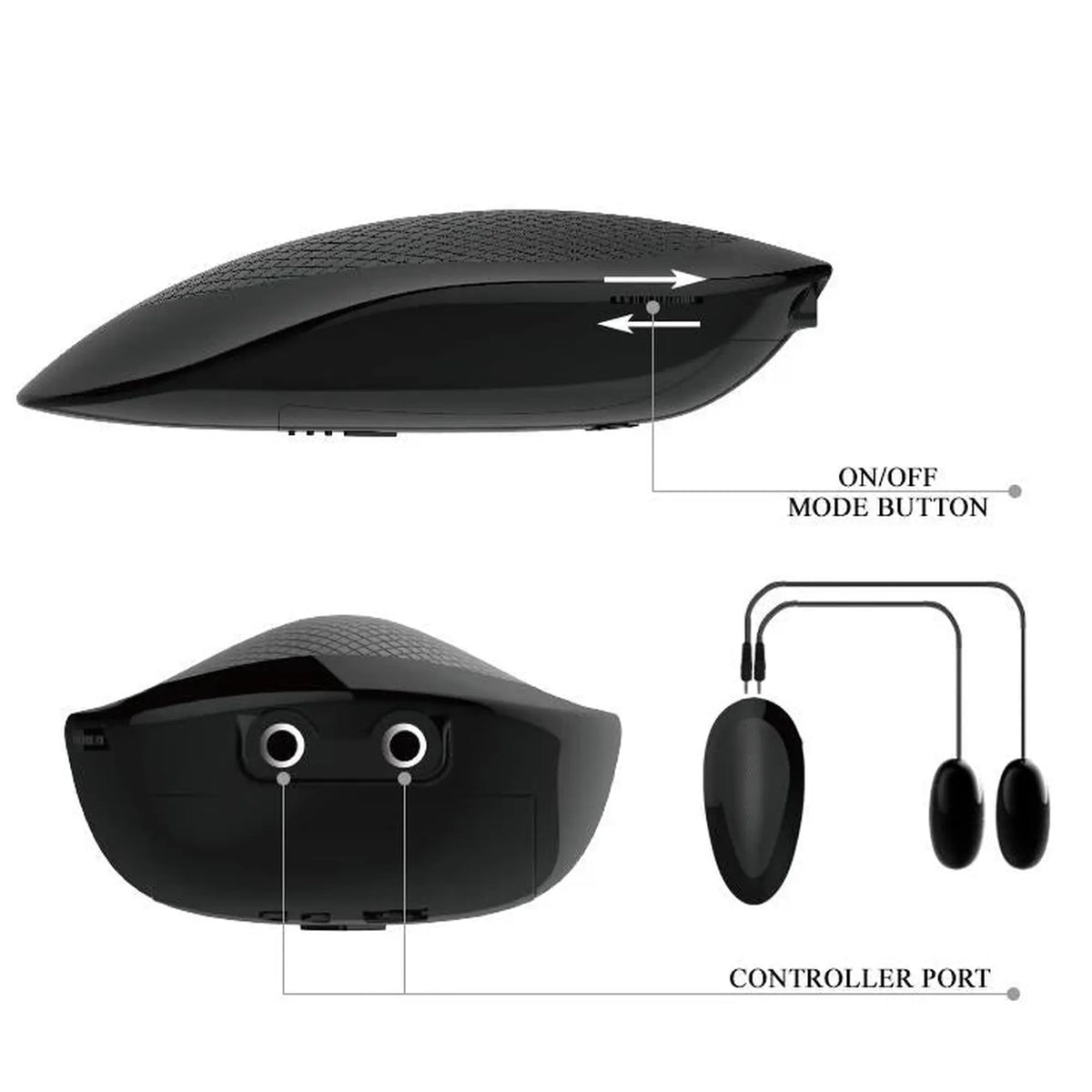Masturbator – remote control, vibrating BM-009131Z-1 | Crazy Bull