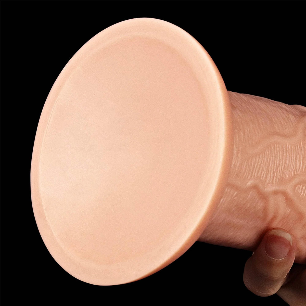 Realisztikus dildó 28 cm – tapadókorongos, testszínű | Lovetoy